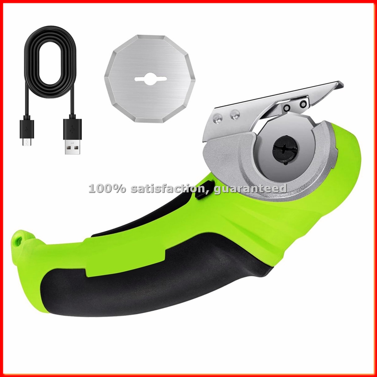 Rotary Cutter Fabric - กรรไกรตัดผ้าไฟฟ้าไร้สาย, เครื่องตัดแบบหมุน, กรรไกรตัดกล่องกระดาษแบบหนา, กรรไกรเย็บผ้าแบบชาร์จไฟได้-A51M