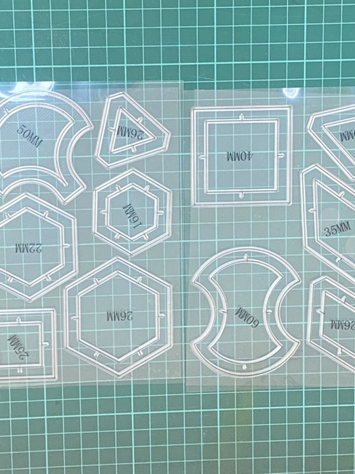 Sewing Production - ชุดเครื่องมือปั๊มอะคริลิคสำหรับงานเย็บผ้า DIY แบบแฮนด์เมด 11 แบบ พร้อมอุปกรณ์ตกแต่งผนัง