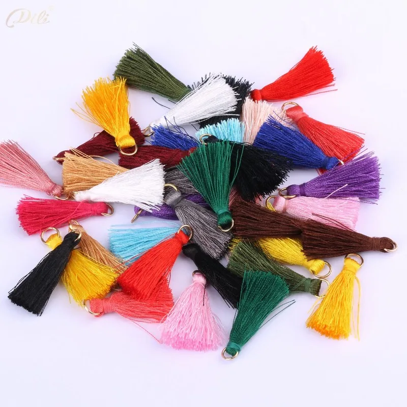 Sewing Textile Art - พู่ห้อยขนาดเล็ก 3 ซม. โพลีเอสเตอร์ 300 ชิ้น/ล็อต