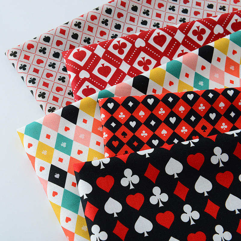 Sewing And Textile - Insโป๊กเกอร์องค์ประกอบผ้าฝ้ายการพิมพ์ดิจิตอลผ้าสําหรับเย็บทําด้วยมือDIYเสื้อผ้าผ้าปูโต๊ะตกแต่งบ้านสิ่งทอโดยMet