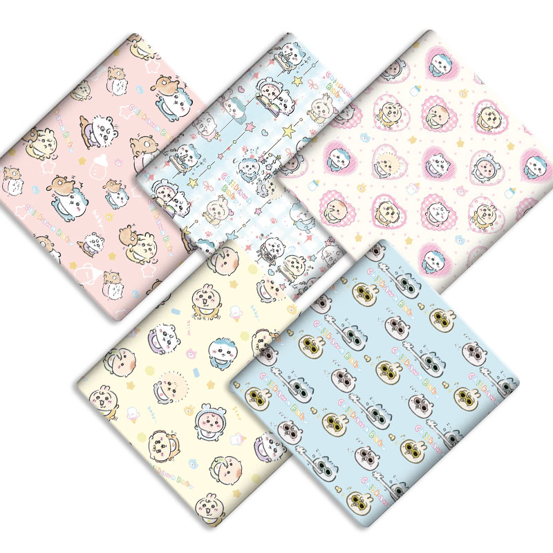 Sewing And Textile - ผ้าลายการ์ตูน 140x50 ซม. ผ้าฝ้าย ผ้าปะติดปะต่อ ผ้าสำหรับเด็ก