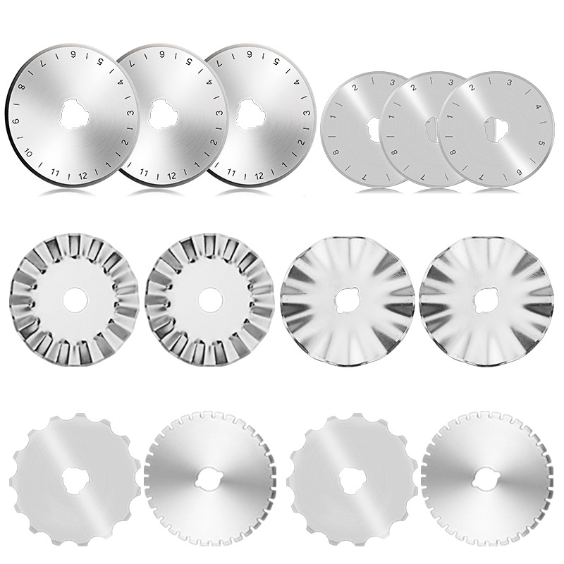 Rotary Cutter Fabric - ใบมีดตัดแบบหมุนขนาด 28/45 มม. 1 ชิ้น ใบมีดสำหรับงานควิลท์