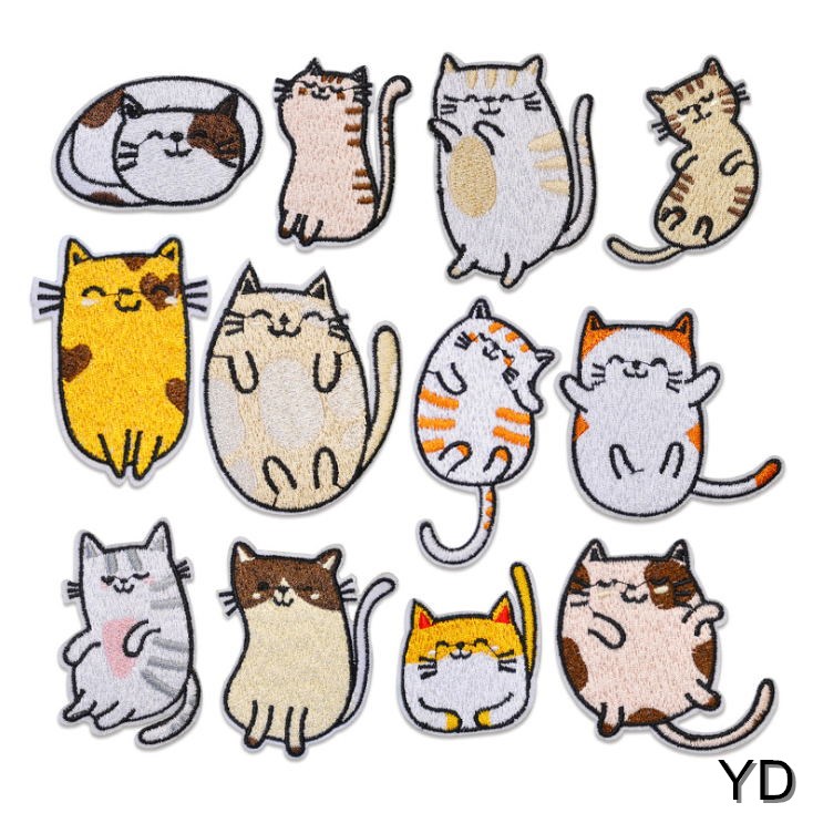Sewing Id - มาใหม่ 10 ชิ้นแพทช์ปักเหล็กเย็บบนกางเกงยีนส์เสื้อกระเป๋ารองเท้าหมวกตกแต่งซ่อม Motif สัญลักษณ์อุปกรณ์เสริม DIY