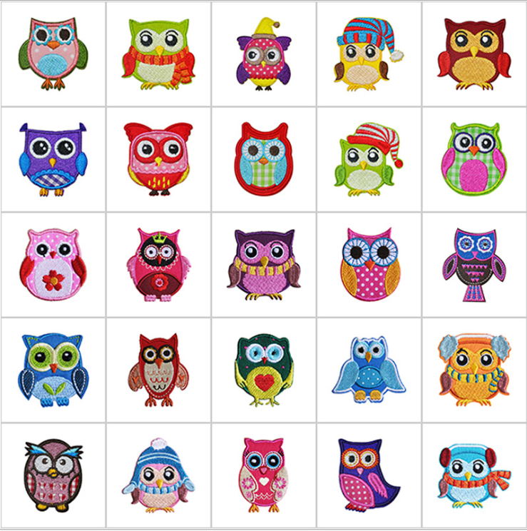 Sewing Id - สินค้ามาใหม่ แพทช์ปักลาย 10 ชิ้น ติดได้ทั้งแบบรีดและเย็บ ใช้ตกแต่งเสื้อผ้า