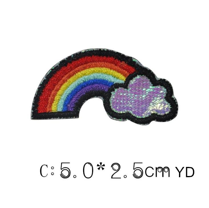 แพทช์ปักลายรุ้ง 10 ชิ้น รีดติด - Sewing Id บทวิจารณ์และราคา