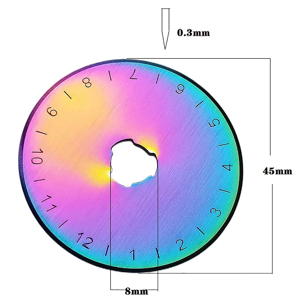 ใบมีดตัดแบบหมุนขนาด 45 มม. จำน - Rotary Cutter Fabric บทวิจารณ์และราคา