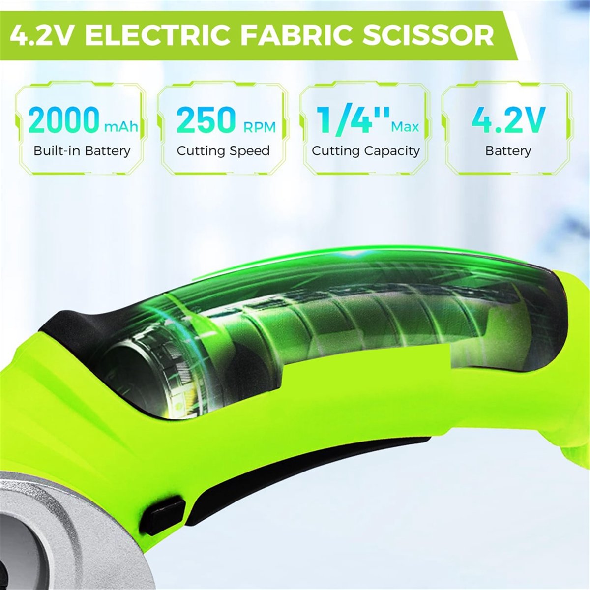 กรรไกรตัดผ้าไฟฟ้าไร้สาย, เครื่ - Rotary Cutter Fabric บทวิจารณ์และราคา