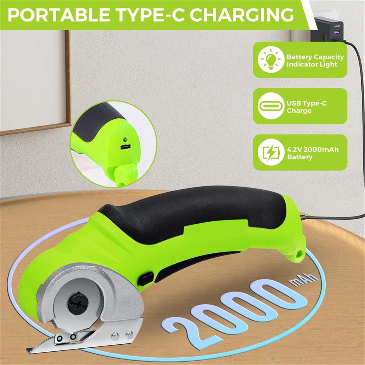 กรรไกรตัดผ้าไฟฟ้าไร้สาย, เครื่ - Rotary Cutter Fabric บทวิจารณ์และราคา
