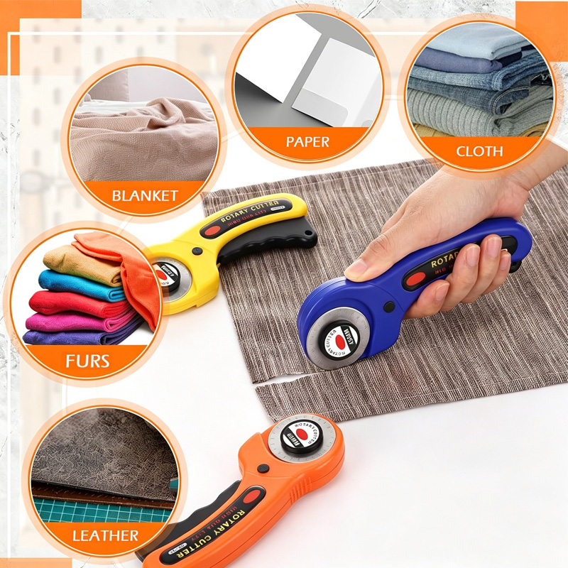 เครื่องตัดผ้าแบบหมุน ใบมีดขนาด - Rotary Cutter Fabric บทวิจารณ์และราคา