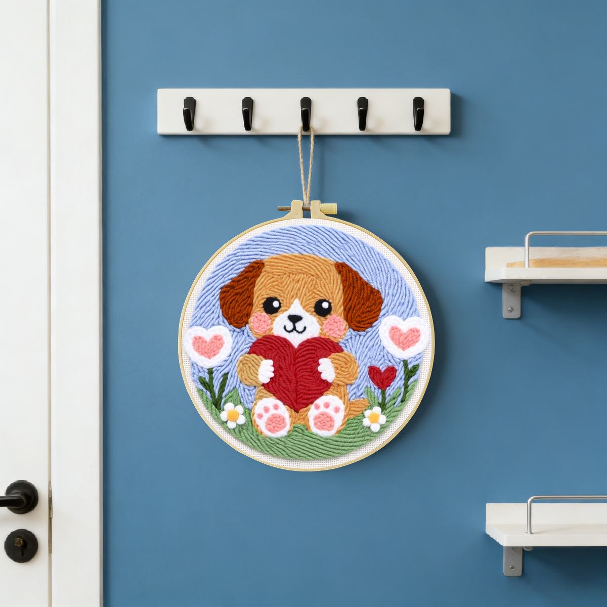 ชุดปักเข็มสำหรับสุนัข ขนาด 20x - Sewing Textile Art บทวิจารณ์และราคา