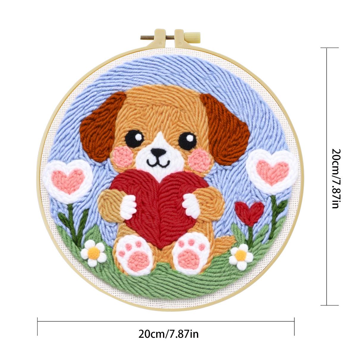 ชุดปักเข็มสำหรับสุนัข ขนาด 20x - Sewing Textile Art บทวิจารณ์และราคา
