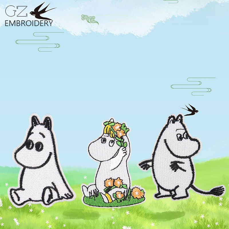 แพทช์ปักลายการ์ตูนมูมินน่ารัก  - Sewing Repair บทวิจารณ์และราคา
