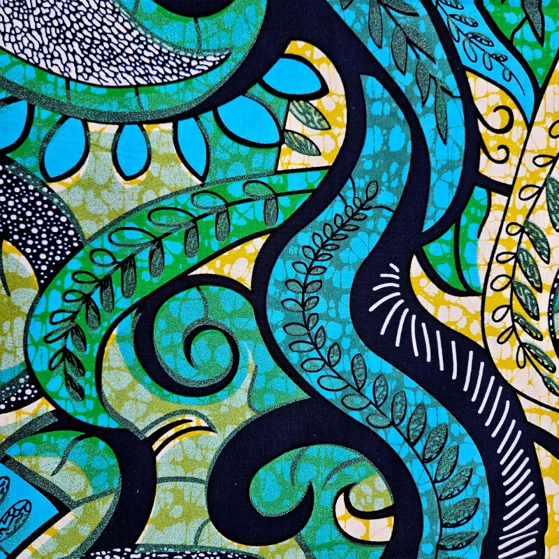 ผ้าสไตล์แอฟริกันยาว 6 หลา กว้า - Sewing Batik บทวิจารณ์และราคา
