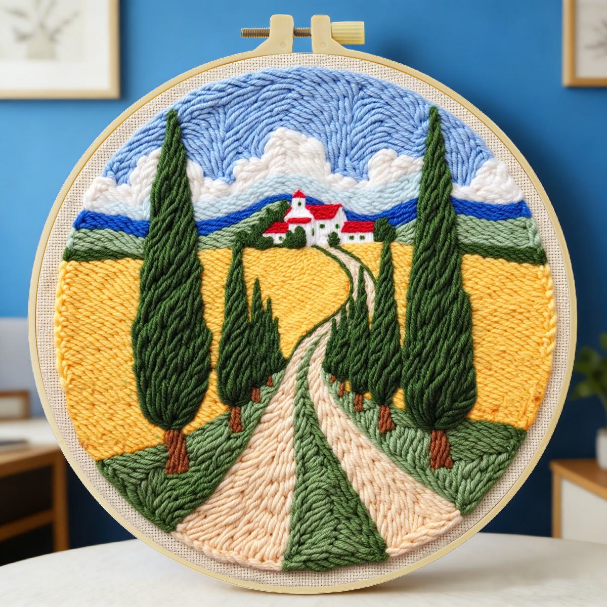 ชุดปักผ้าแบบ Punch Needle ขนาด - Sewing Textile Art บทวิจารณ์และราคา