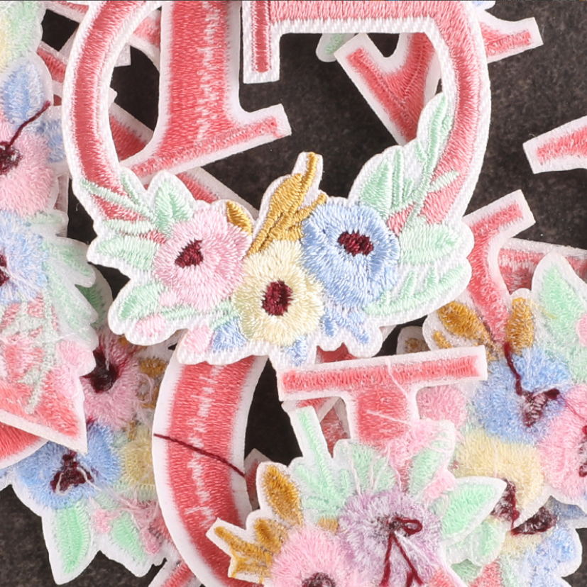 แพทช์ปักลายดอกไม้สีชมพู 10 ชิ้ - Sewing Id บทวิจารณ์และราคา