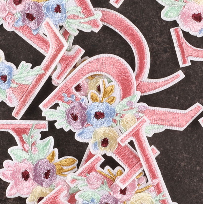 แพทช์ปักลายดอกไม้สีชมพู 10 ชิ้ - Sewing Id บทวิจารณ์และราคา