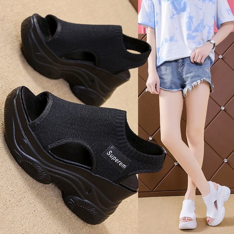 รองเท้าแตะผู้หญิง ฤดูร้อน 2025 - Elastic Waistband Roll บทวิจารณ์และราคา