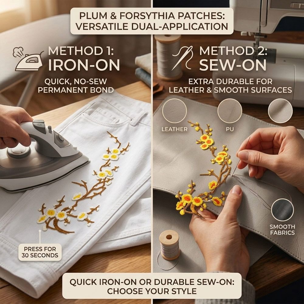 แผ่นปะลายดอกซากุระแบบ DIY สำหร - Sewing And Textile บทวิจารณ์และราคา