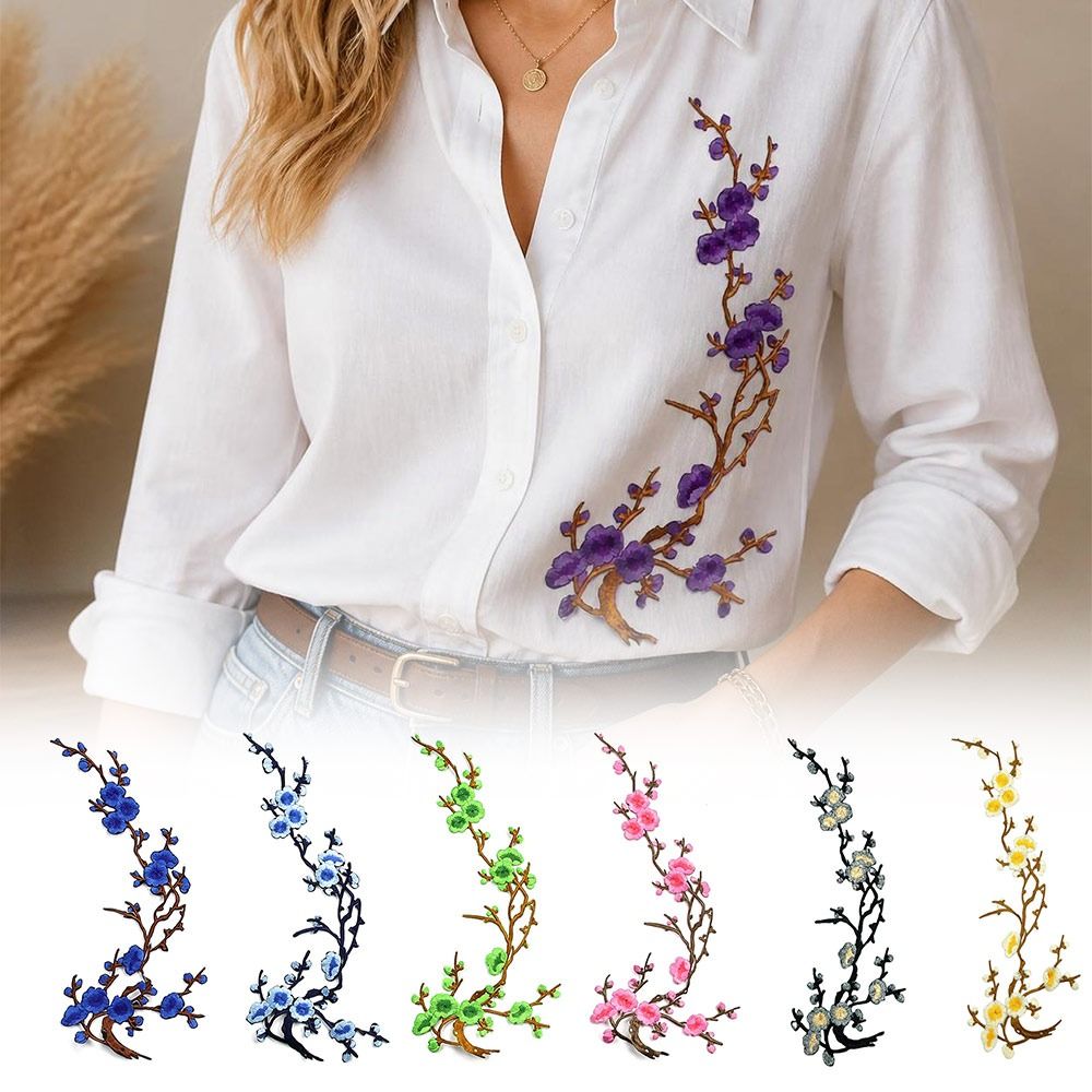 แผ่นปะลายดอกซากุระแบบ DIY สำหร - Sewing And Textile บทวิจารณ์และราคา