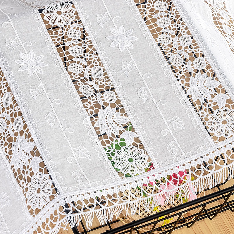 ผ้าลูกไม้ปักลายขอบฝ้ายใหม่ พร้ - Sewing Thread In Textile บทวิจารณ์และราคา