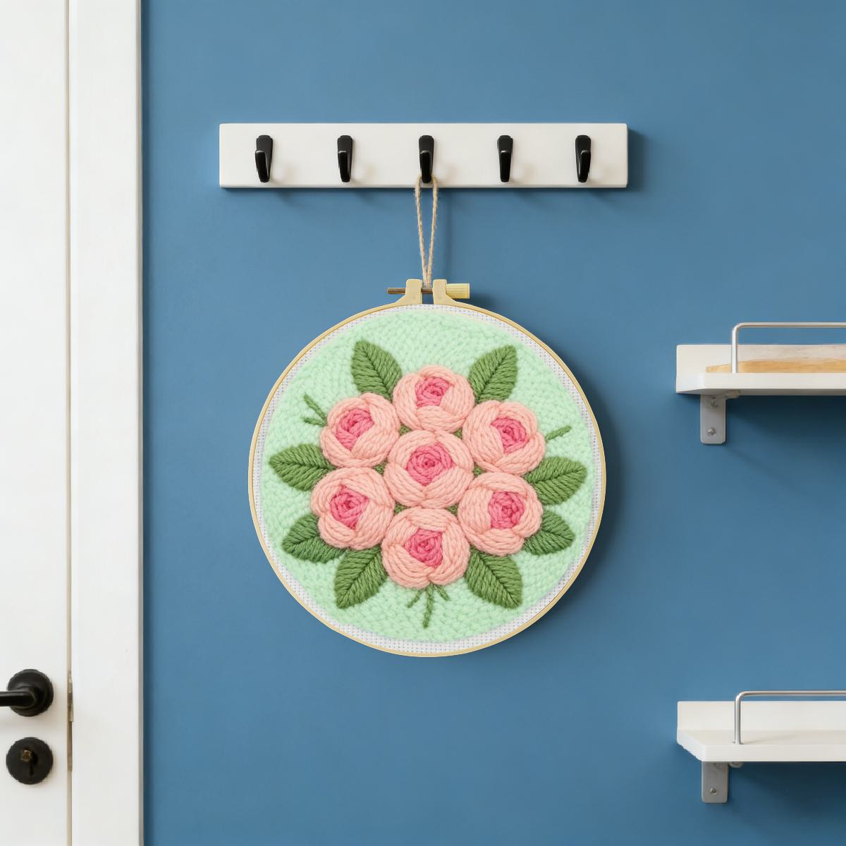 ชุดปักลายดอกไม้ขนาด 20x20 ซม./ - Sewing Textile Art บทวิจารณ์และราคา